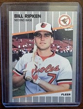 1989 Fleer - Billy Ripken #616 FF on Bat Knob