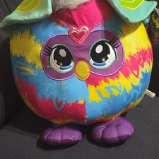 Furby Rainbow Colorful Plush Stuffed Toy with Tag - Furby Character Family