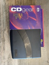 Vintage Fellowes CD Black Storage Case Holds 24 CDs Plastic Made In USA