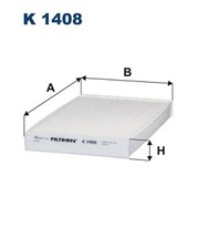 Innenraumfilter FILTRON K 1408 Partikelfilter für OPEL CROSSLAND P17 P2QO Van C3