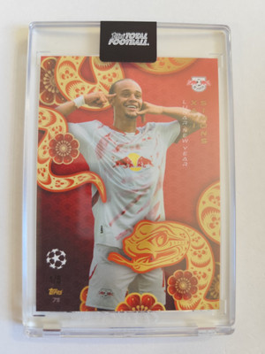 Topps Total Football 24/25 Xavi Simons Lunar New Year /5 Red Parallel Leipzig 