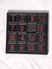 Vintage 1946 "Unocando" by Goetze Puzzle Slide Tile Board Game