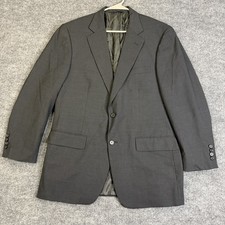 Vintage Brooks Brothers Blazer Mens 42R Regular Gray BrooksEase Wool USA Y2K