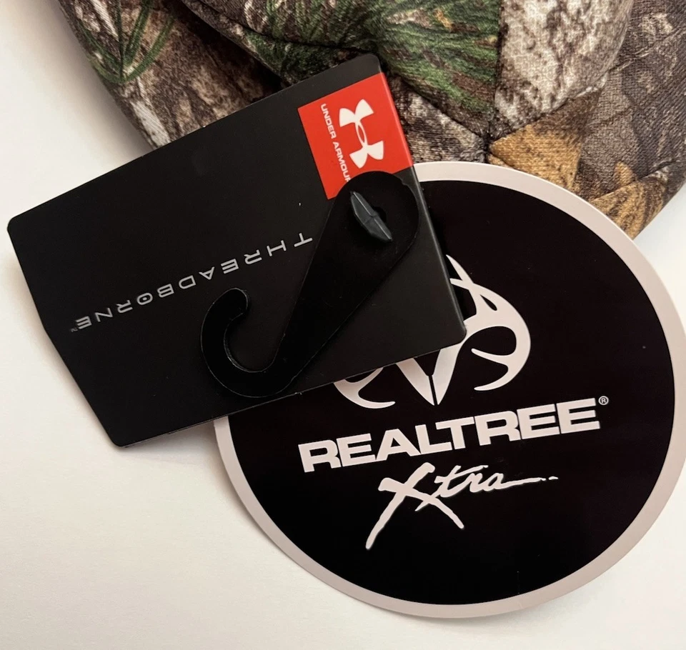 NEW Under Armour Cold Gear Beanie Hat Size Large / XL Real Tree Camo Reversible - Image 4 of 4