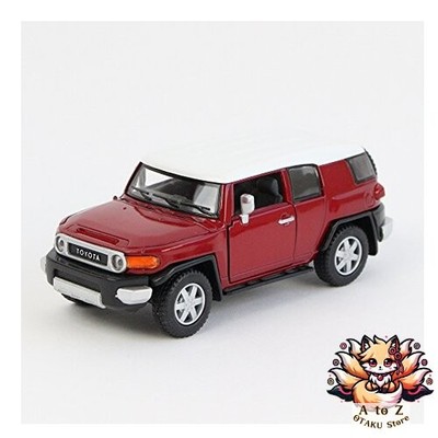 NEU Kinsmart Druckguss Modellauto Toyota FJ Cruiser rot