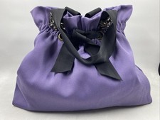 Vera Wang Lavender Label Purple Ribbed Canvas...