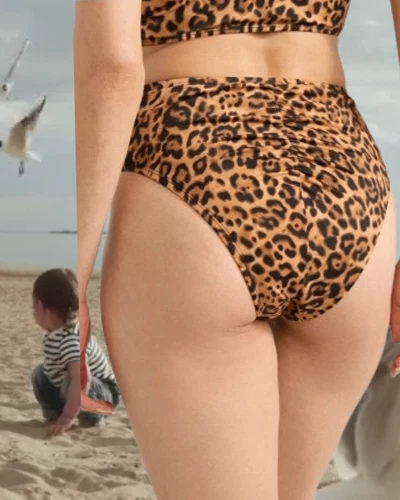 Sofia by Sofia Vergara Women's SIZE L 12-14 Printed Hipster Bikini Bottoms NWT - Picture 3 of 17