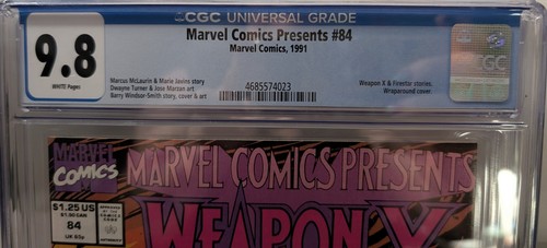 Marvel Comics Presents 84 CGC 9.8 White Pages BWS Classic Wolverine Cover - Picture 6 of 6