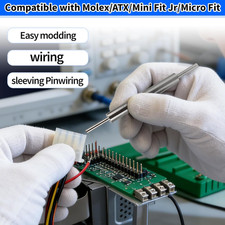 Pin Remover Tool for Molex 4-Pin Male/Female Connectors, Computer Power Wire ...