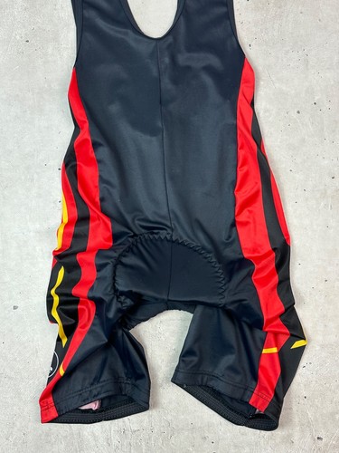 Vintage Castelli Made in Italy Black-Red Men’s Cycling Overalls Size XL - Picture 9 of 11