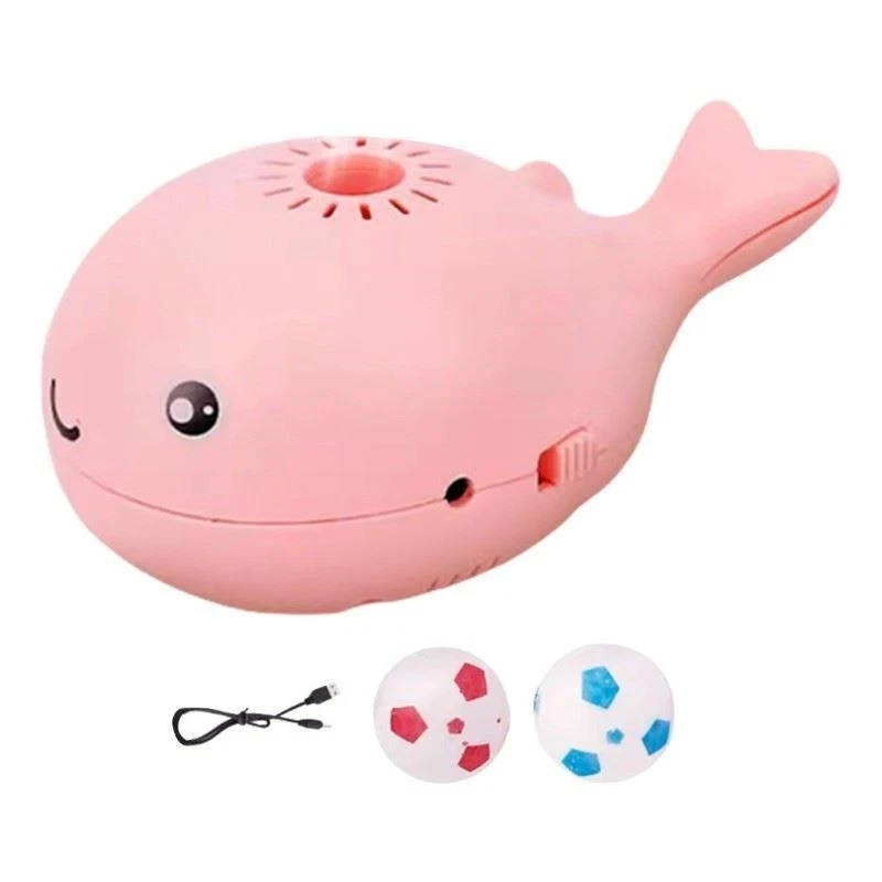 Sturdy Plastic Materials Whale Floating Round Toy for Cats and Kittens
