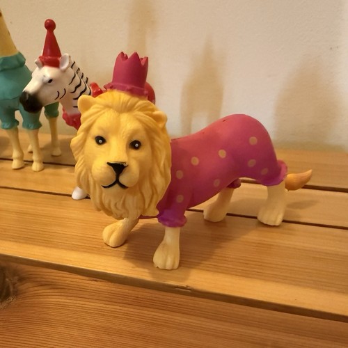 Juego de 5 figuras de animales de fiesta de circo Ankyo Target juguetes para adornar pasteles de cumpleaños - Imagen 2 de 6