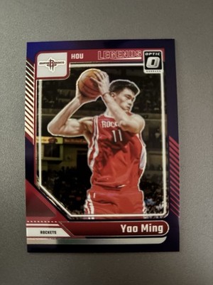 2024-25 Donruss Optic Legends Yao Ming Purple Prizm #226