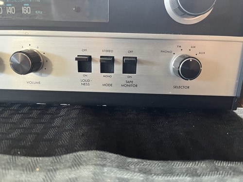 Fisher 170 AM/FM Stereo Receiver Walnut Finish Tested And Working Great! - Picture 5 of 11