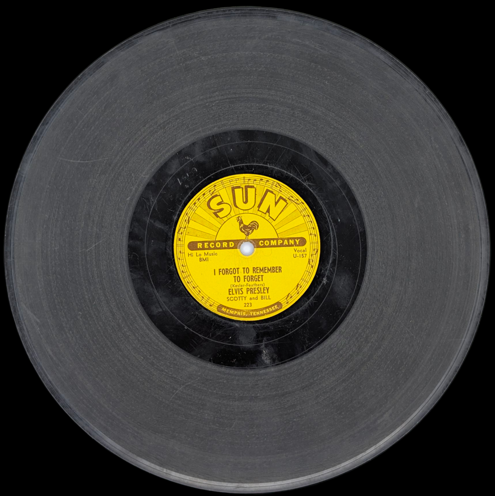 Elvis Presley – Mystery Train 223, Shellac, 10