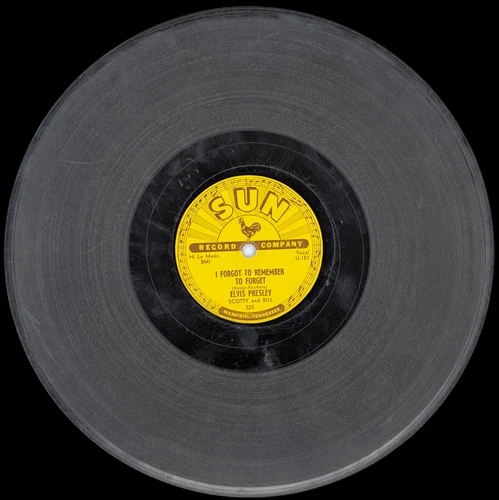 Elvis Presley – Mystery Train 223, Shellac, 10", 78 RPM, 1st pressing, US, 1955