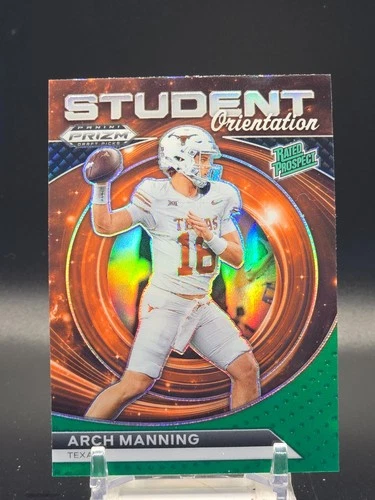 2024 Prizm Draft Picks - Student Orientation Arch Manning #SO-AM (RC) Green