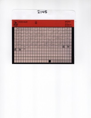John Deere 456 556 Round Baler Parts Catalog Microfiche Manual MPC2525