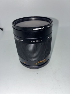 CAMBRON 500mm 1:8 Mirror Reflex Lens 72Ø JAPAN - UNTESTED!!!