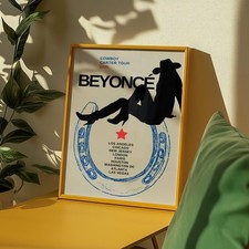 Beyoncé Tour 2025 Poster. Cowboy Carter Live Concert, Home Decor. Unframed