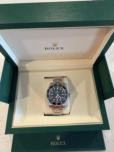 Rolex Submariner 41mm Black Dial/Bezel Steel Oyster Bracelet A...