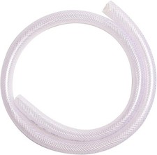 Ququyi 5/16" ID X 1/2" OD Soft Braided PVC Tubing, Clear Flexible PVC Tube Vinyl