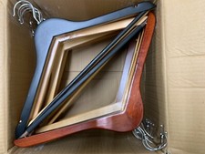 Lot of 28 Wooden Suit Clothes Hangers Mostly Notched with Pants Bar