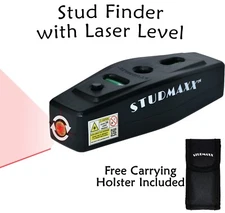 Stud Finder with Laser Level. Magnetic Stud Detector with Laser Level Tool!