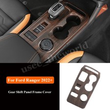 Alcantara Gear Shift Panel Frame Cover Trim For Ford Ranger Raptor 2023-2026 Alcantara Gear Shift Panel Frame Cover Trim For Ford Ranger Raptor 2023-2026