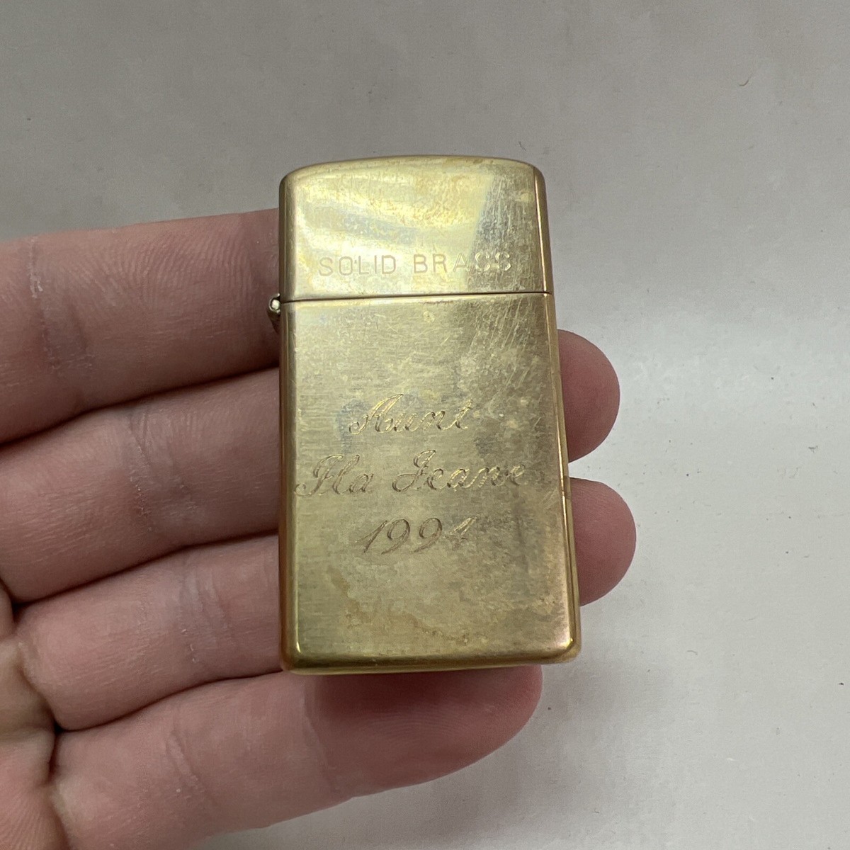 値下げ中】zippo Hang Loose SOLID BRASS 【公式通販】