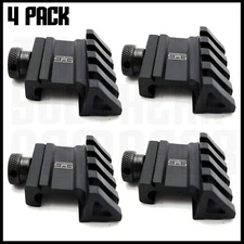4pcs Tactical 45 Degree Angle Offset 20mm Weaver Rail Mount Picatinny 4 Slot