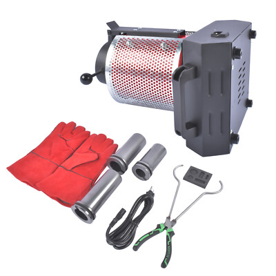 Electric Red Aluminum Gold Melting Furnace 110V 1100°C/2012°F for Smelting