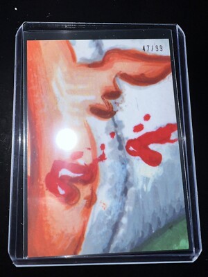 2021 Topps Garbage Pail Kids Chrome Sapphire #103b Curly Carla #47