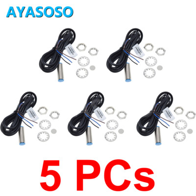 5x NJK-5002C Hall Effekt Sensor Näherungsschalter NPN 3-adrig Öffner DIY