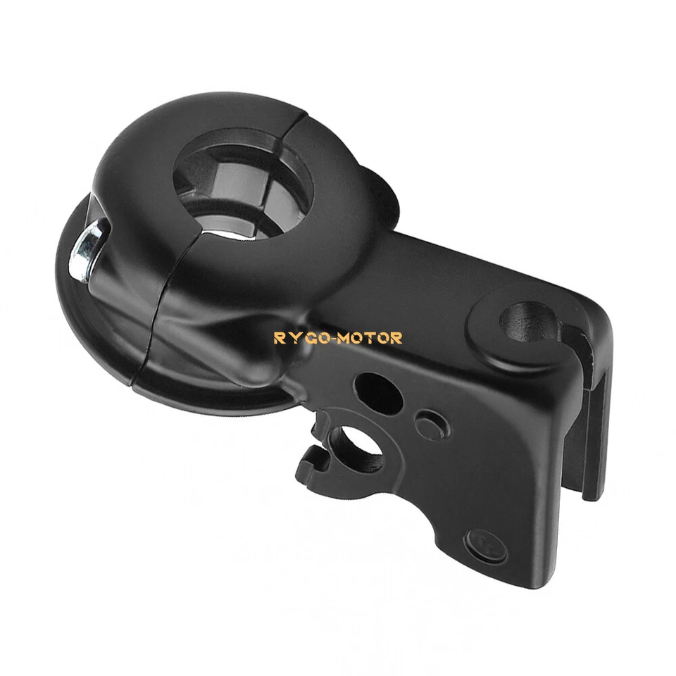 Soporte de montaje de percha de palanca de embrague negro para Harley Davidson Dyna FXDL FXDWG 96-10 Foto 4 de 4