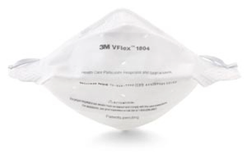 Masque Respiratoire 3M VFLEX 1804S - NIOSH N95, Boîte De 50 - Date D'expiration 2025 - Pour Usage Médical/professionnel