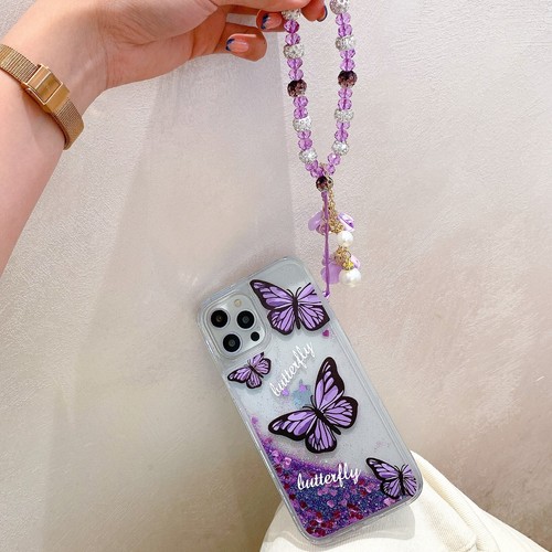 For iPhone Bling Quicksand Liquid Glitter +Bracelet Girls Soft Phone Case Cover - Picture 7 of 27