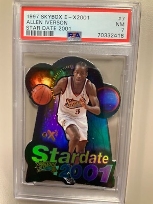 1997-98 SKYBOX E-X2001 #7 ALLEN IVERSON 
