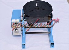 220V 1~15RPM 30KG Duty Welding Positioner Turntable Timing with 200mm Chuck