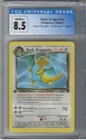 Pokemon TCG DARK DRAGONITE Card--1st Edition Team Rocket--CGC Grade NM/Mint 8.5