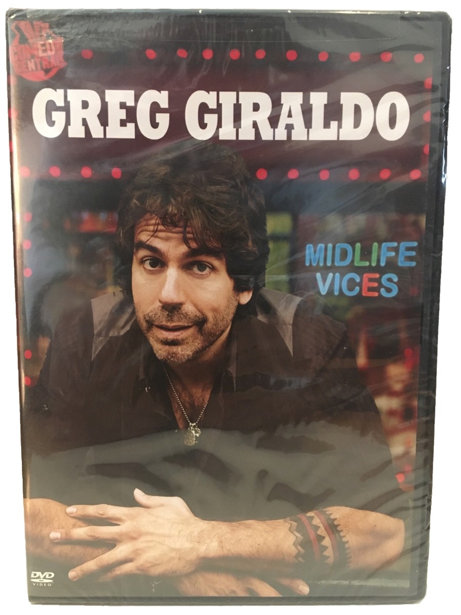 Greg Giraldo: Midlife Vices (DVD, 2009) Rare! Extras! Brand