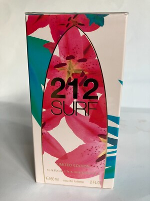 212 SURF by Carolina Herrera 2oz/60ml EDT Spray for Women,100% AUTHENTIC,SEALED,
