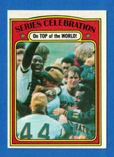 1972 Topps #230 Pittsburgh Pirates Series Celebration NM-MT OC Manny Sanguillen