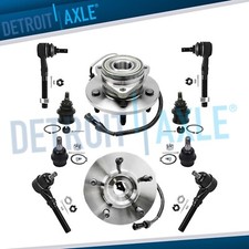 4wd Front Wheel Bearing Ball Joint Tie Rod For Ford Expedition Lincoln Navigator