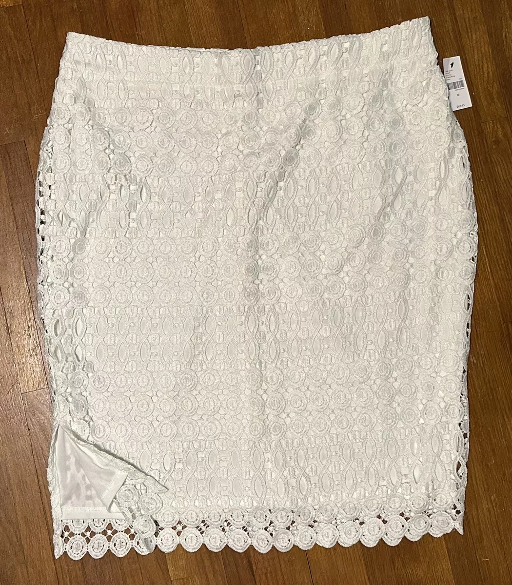 Lane bryant 2025 white skirt