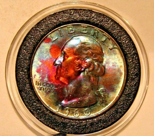 1960-D WASHINGTON QUARTER UNCIRCULATED id no. 24-583