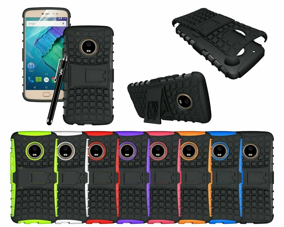 Funda de teléfono resistente a prueba de golpes para Motorola Moto G5, G5 Plus, C Foto 2 de 4
