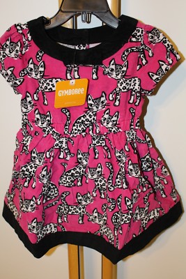 Gymboree Tails of the City Girls Size 18-24 M Corduroy Dress NWT NEW Cat Kitty