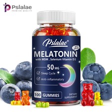 Melatonin 50mg - Sleep Aid Supplements, Regulate Sleep Cycle, Promote Relaxation