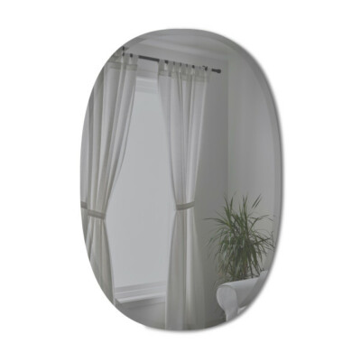 UMBRA HUB BEVY Wandspiegel Garderobenspiegel Spiegel oval smoke 1015033-582